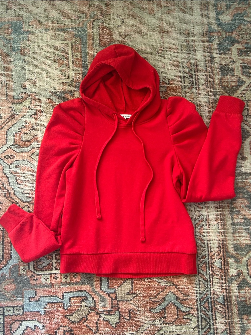 Rebecca Minkoff Red Hooded Sweatshirt